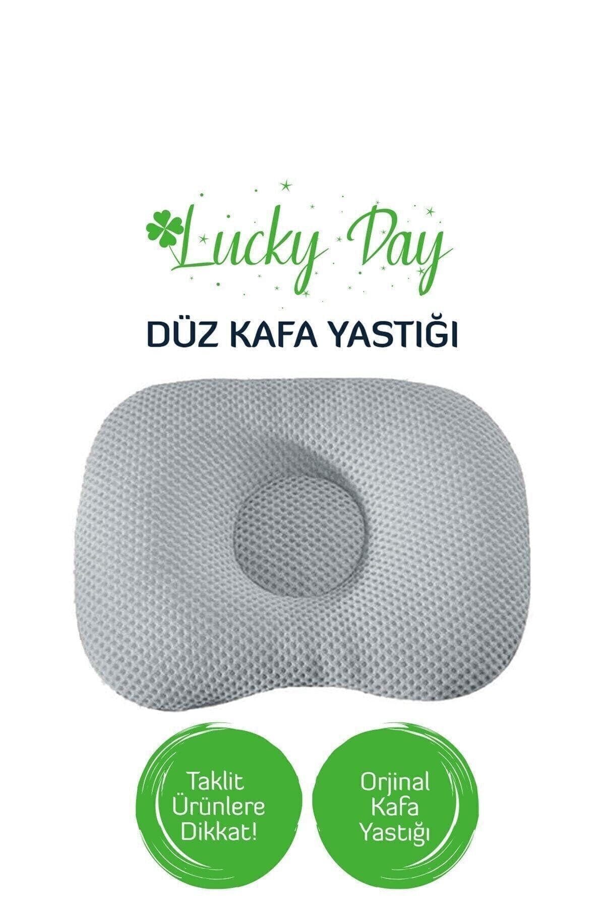 Lucky Day Air Düz Kafa Yastığı — Organik Pamuk, Bebek Kafa Şekillendirici Yastık - görsel 1